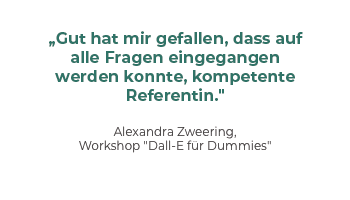 Zitate von Teilnehmenden des Bildungswerks